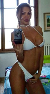 Cute blonde teen dances