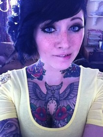 Teen Girl In A Short Denim